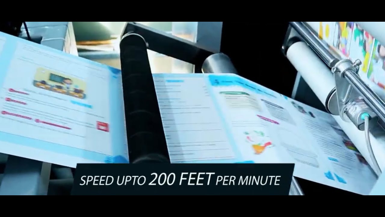JETSCI KnowzzleJet high-speed colour inkjet web press video